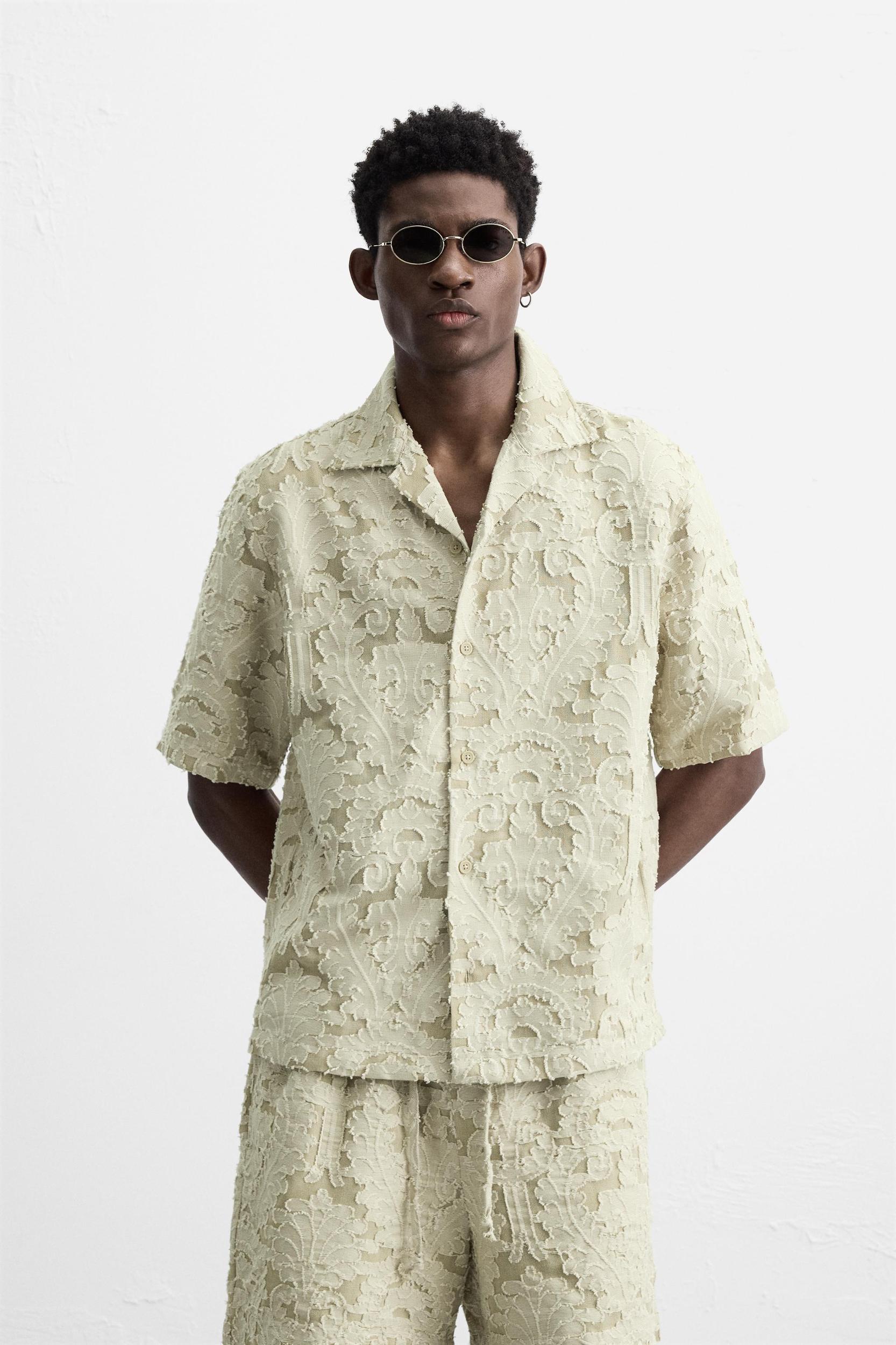 GEOMETRIC JACQUARD SHIRT Product Image