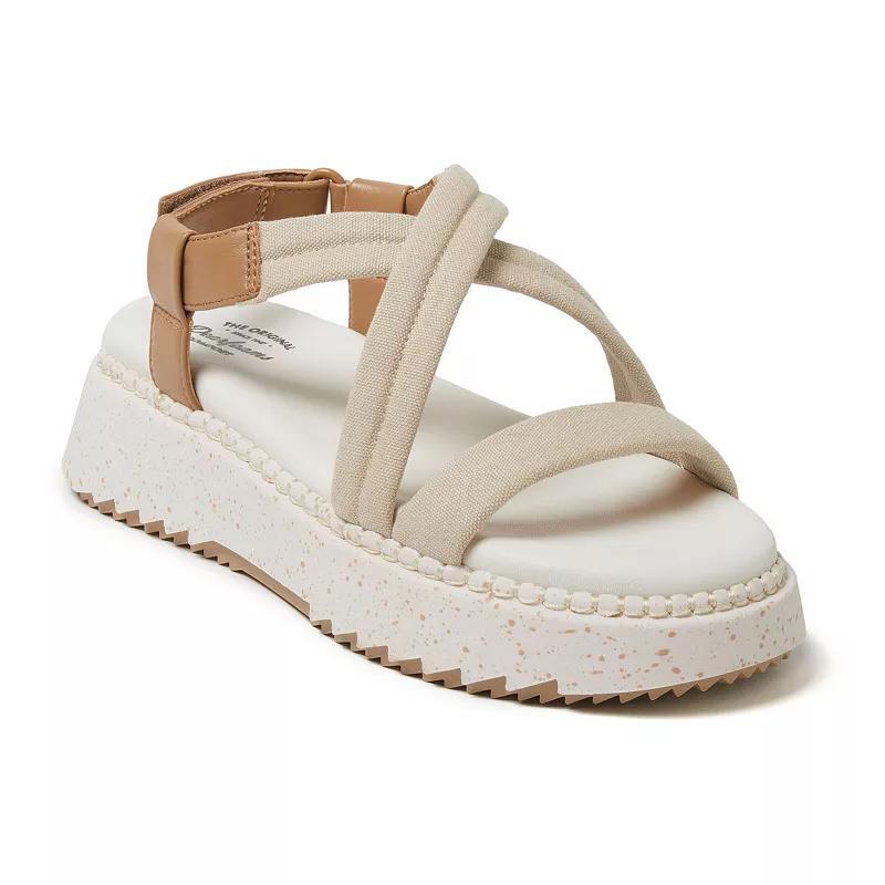 Original Comfort by Dearfoams Daylen Women's Platform Sandals, Size: 9, Beige Product Image