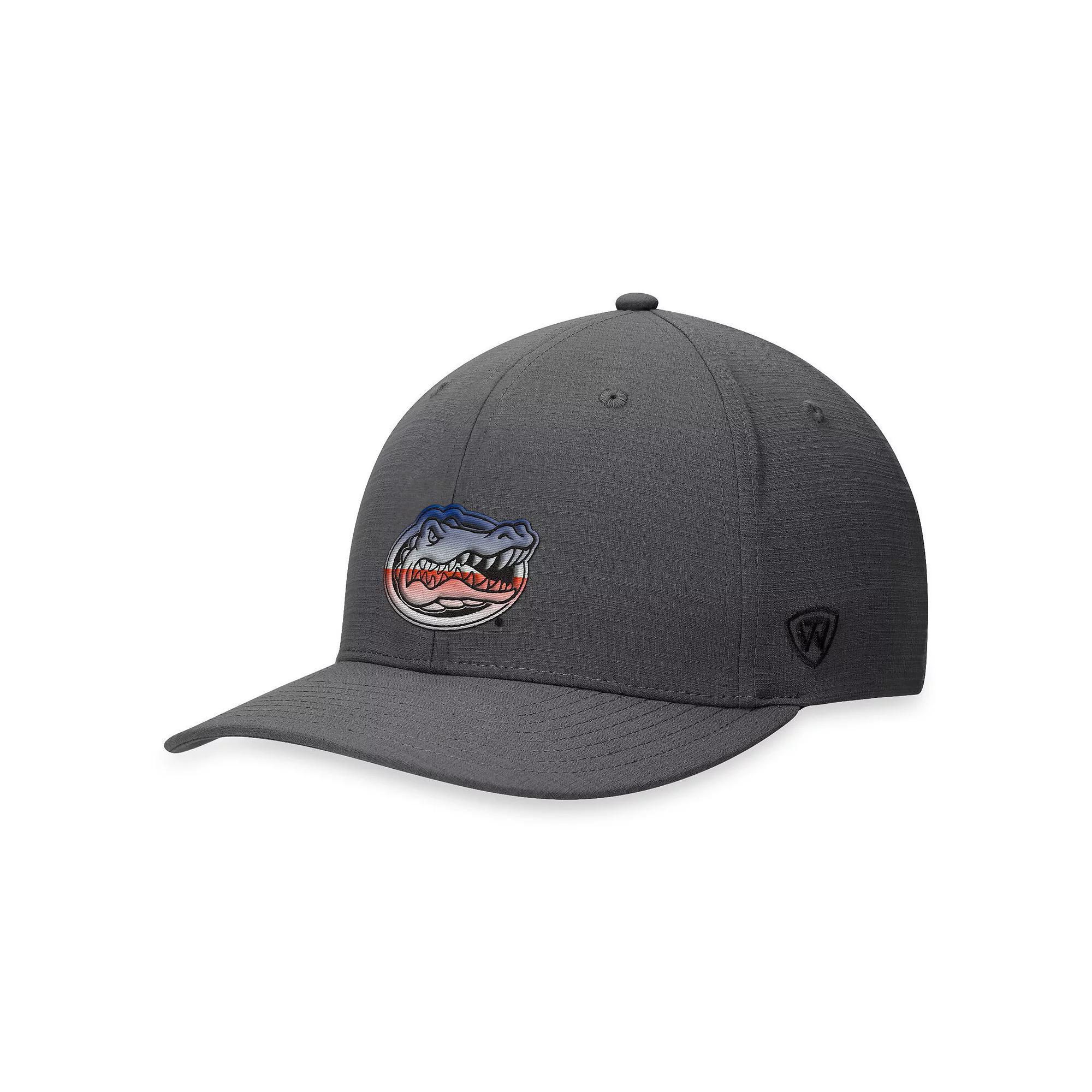 Men's Top of the World Gray Florida Gators Iron Flex Hat, Size: Small/Medium, Grey Product Image