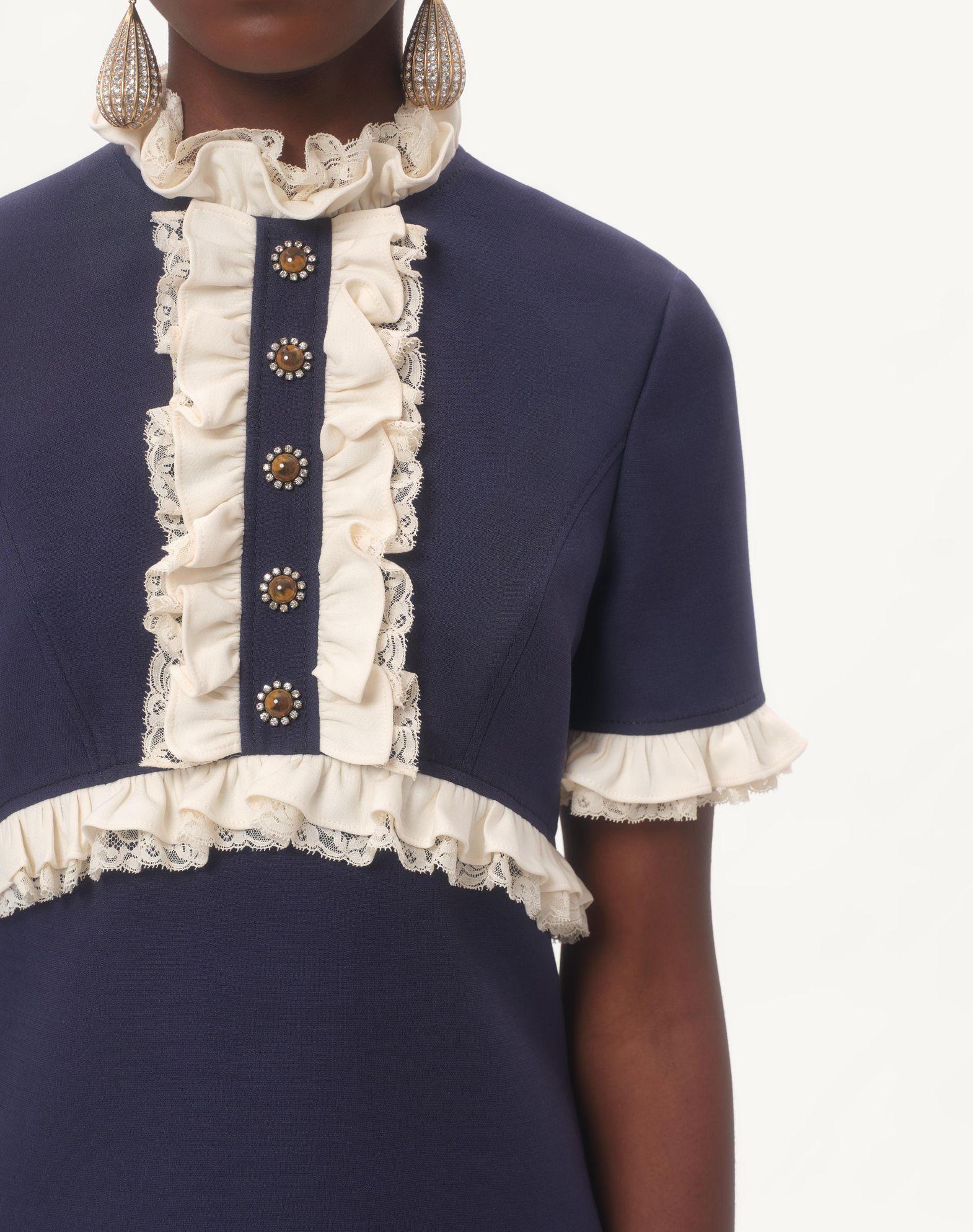 Crepe Couture Short Dress  Product Image