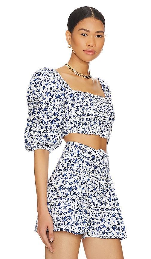 Ithica Shirred Crop Top MINKPINK Product Image