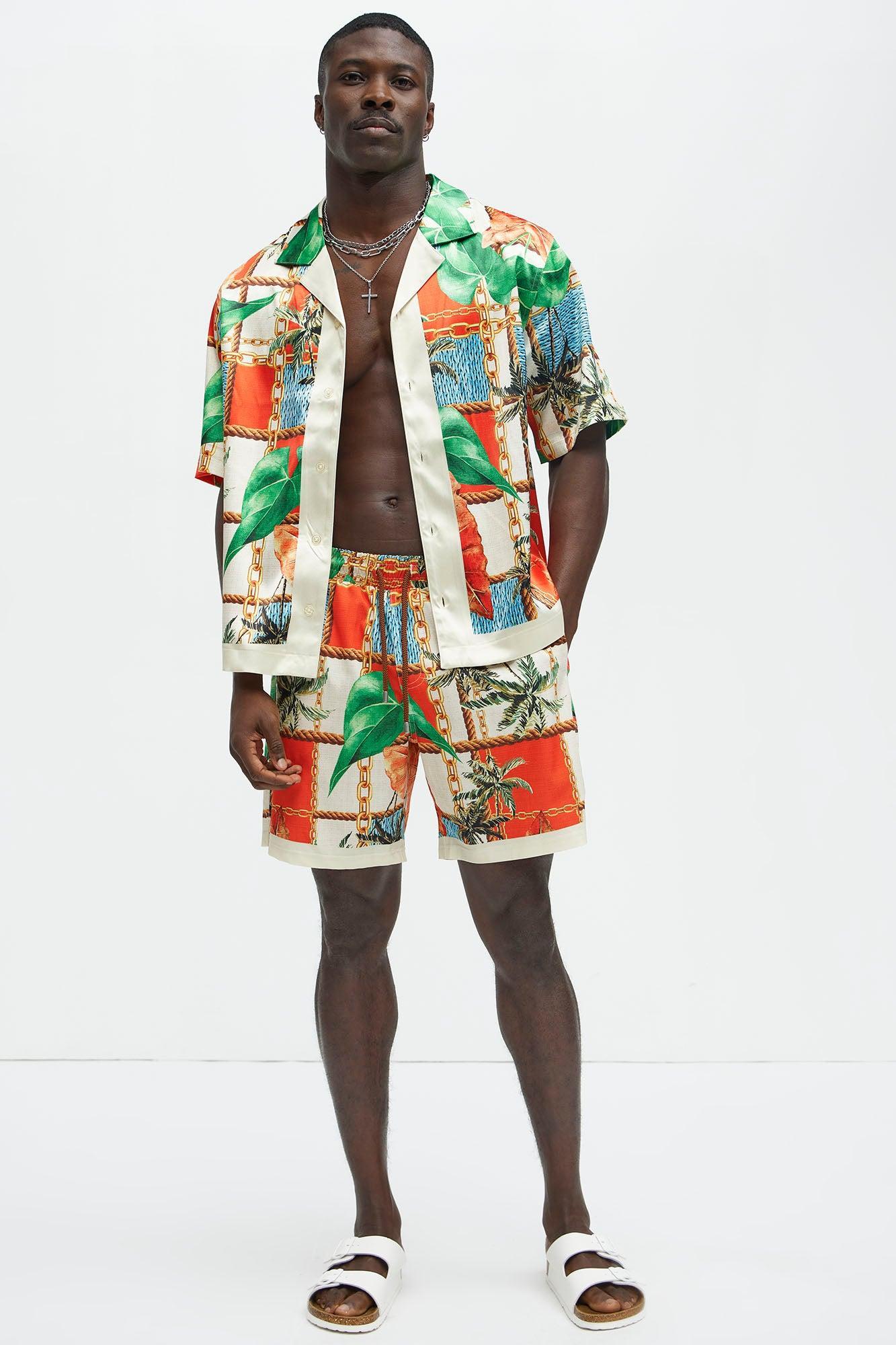 Summer Away Swim Classic Trunk - Multi Color Product Image
