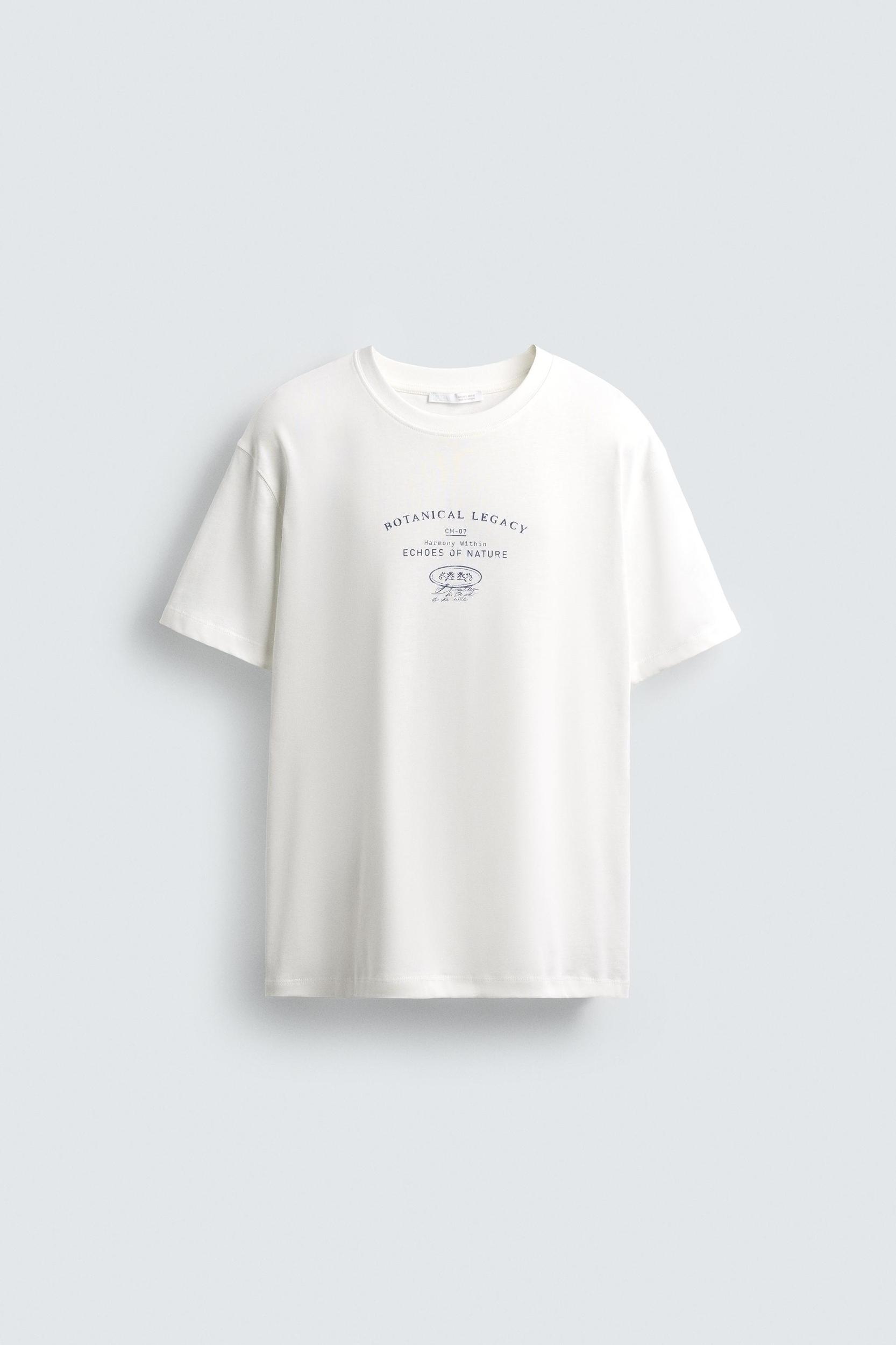 TEXT PRINT T-SHIRT Product Image