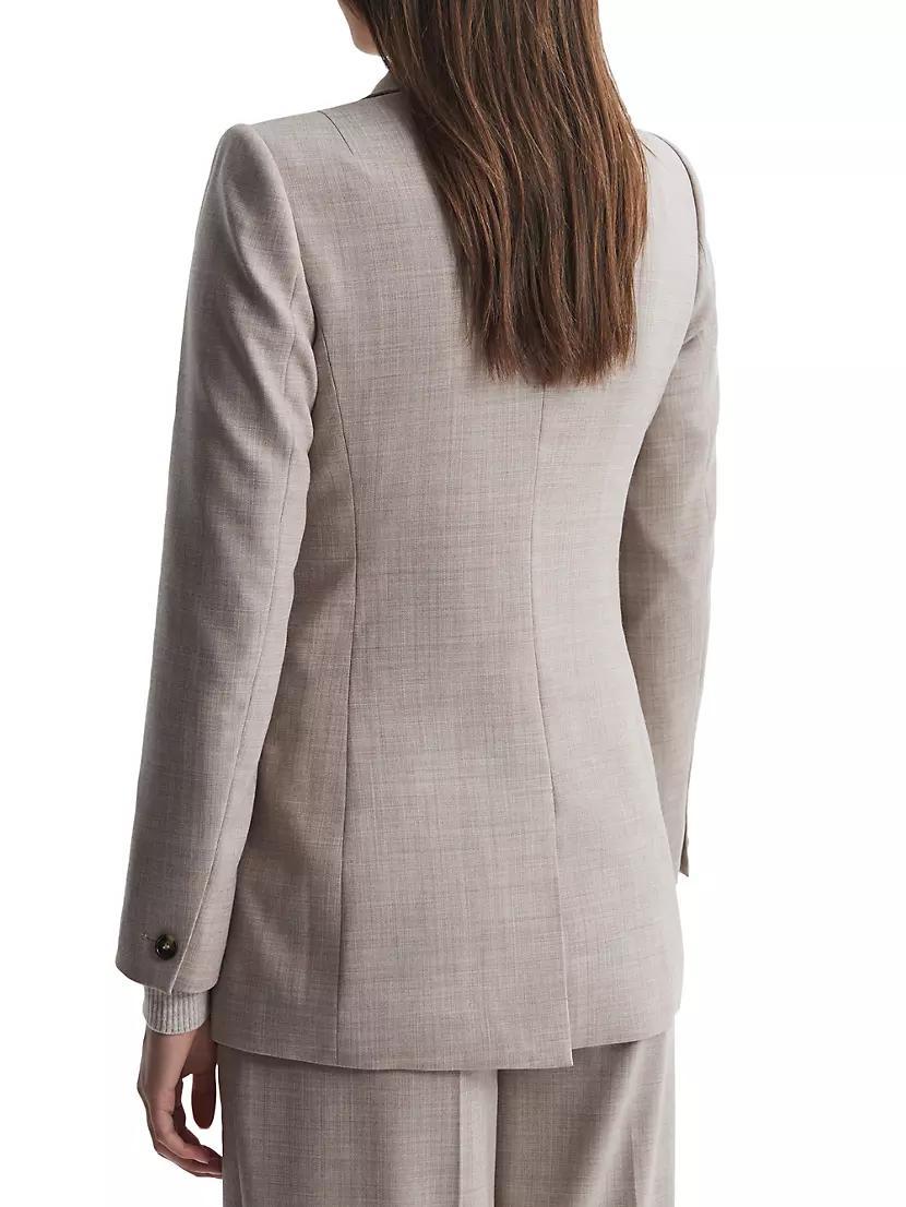 Hazel Wool Double-Breasted Blazer Product Image