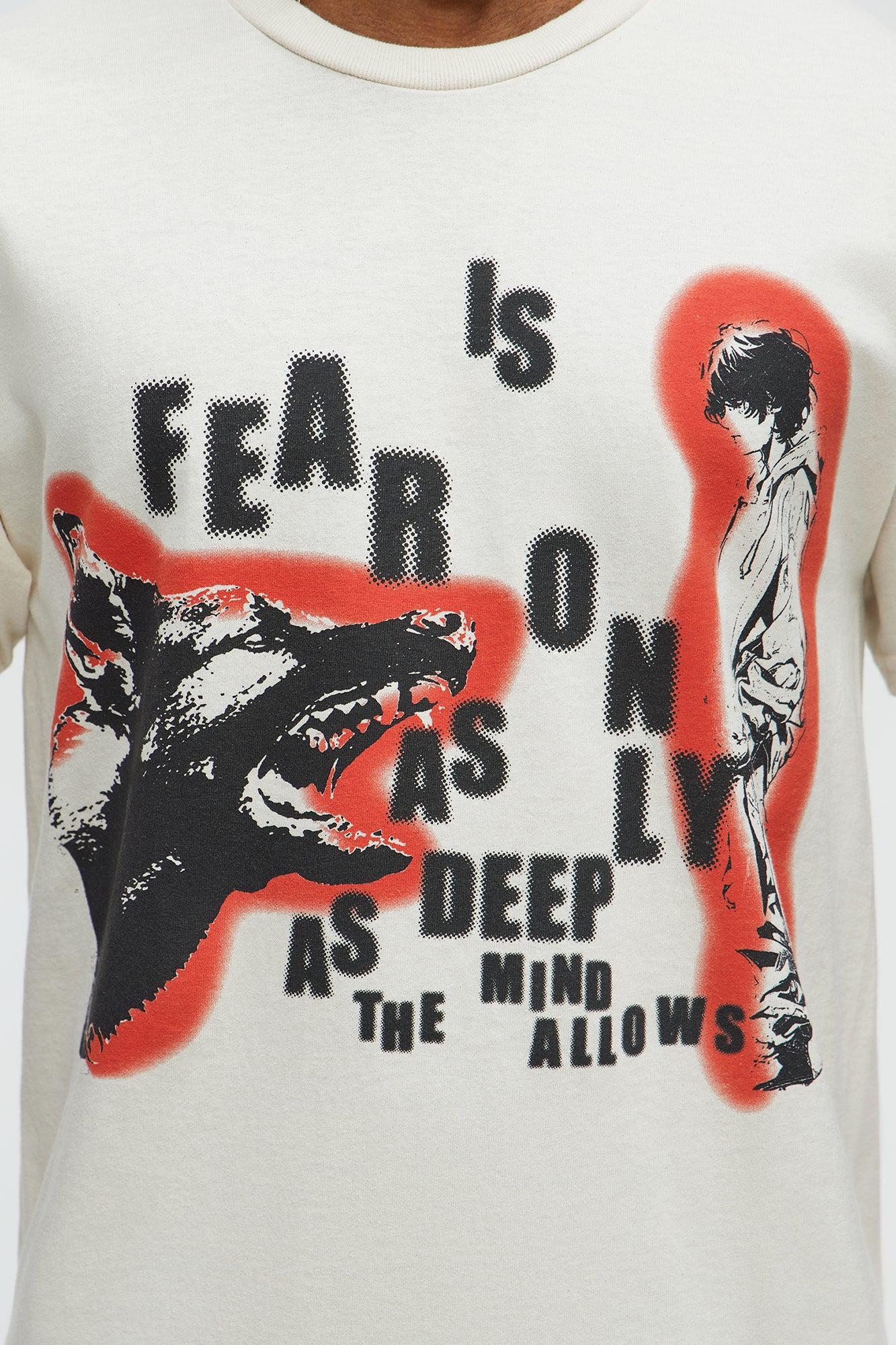 Fear Is Only Short Sleeve Tee - Natural Product Image