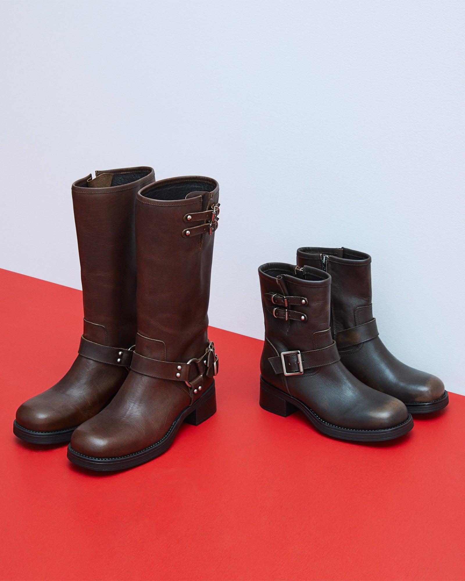 ASTOR BROWN LEATHER - SM REBOOTED Female Product Image