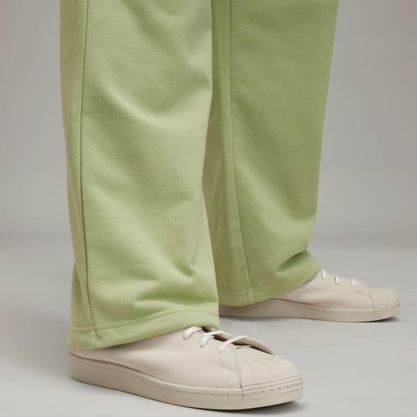 adidas Y-3 French Terry Wide Leg Pants Dark Blue S Womens Product Image