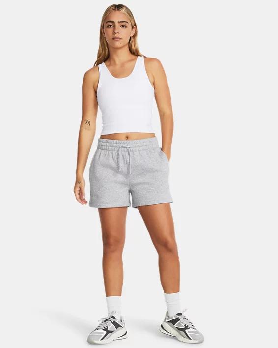 UA Rival Fleece Womens 3.5 Shorts Product Image