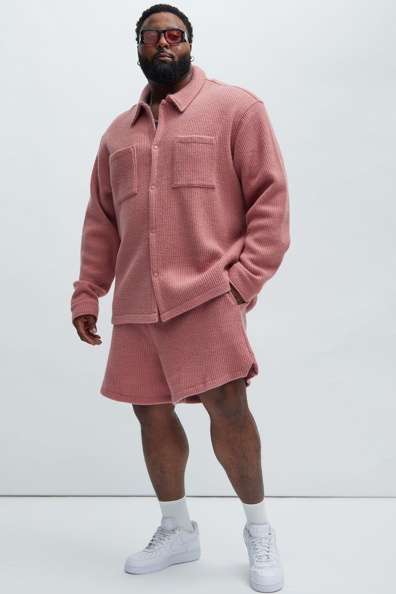 Otis Long Sleeve Shirt - Mauve Product Image