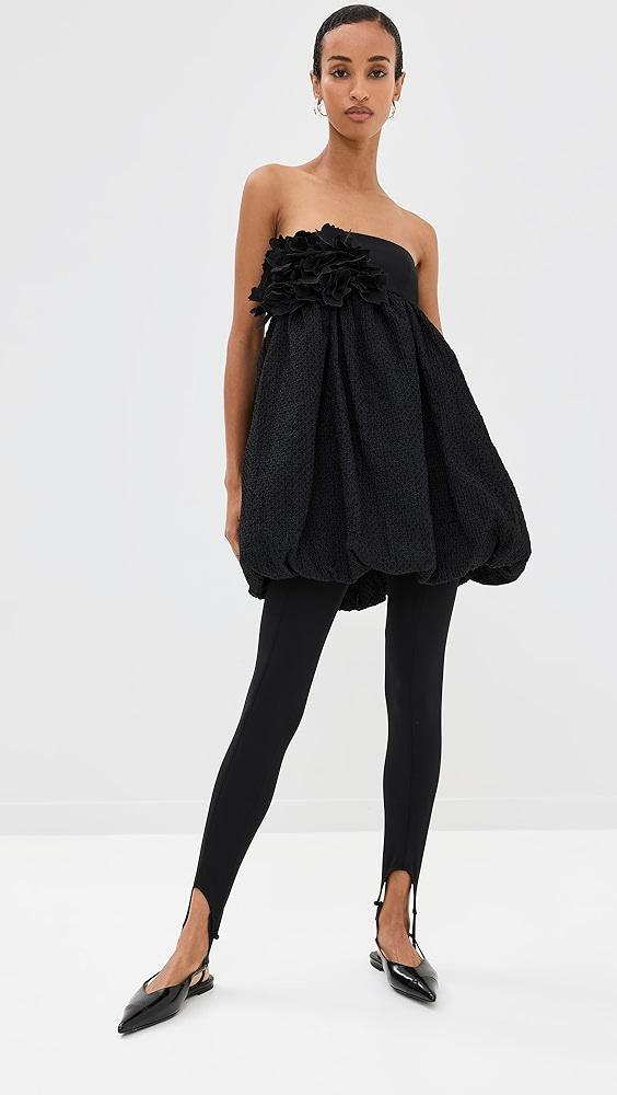 Kika Vargas Black Cotton Haidari Dress | Shopbop Product Image