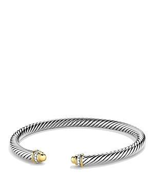 David Yurman Cable Classics Bracelet with Gold Domes & Diamonds Product Image