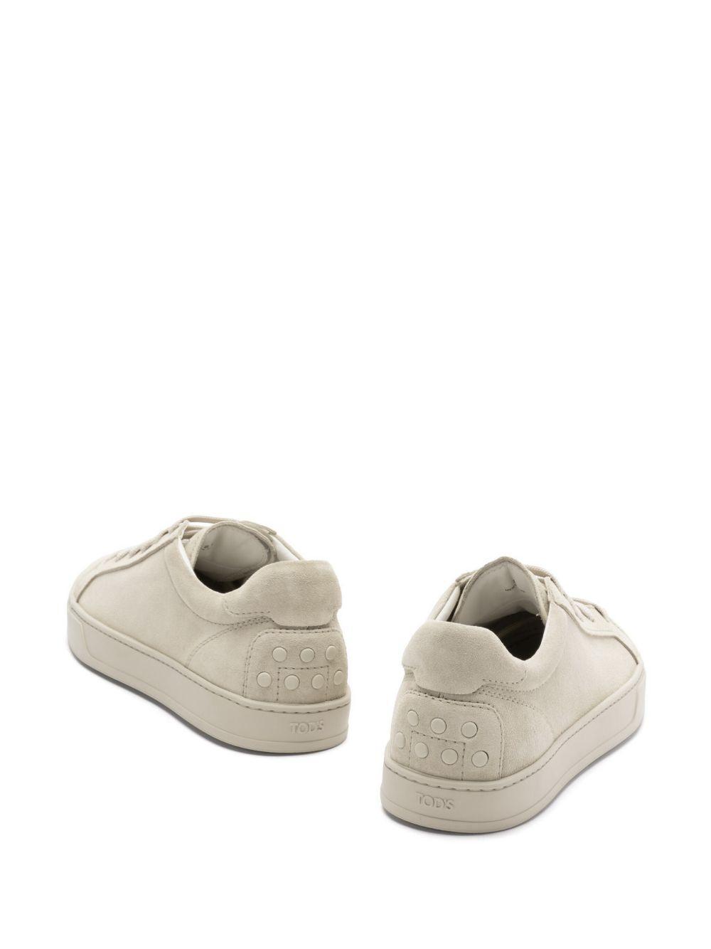 lace-up suede sneakers Product Image