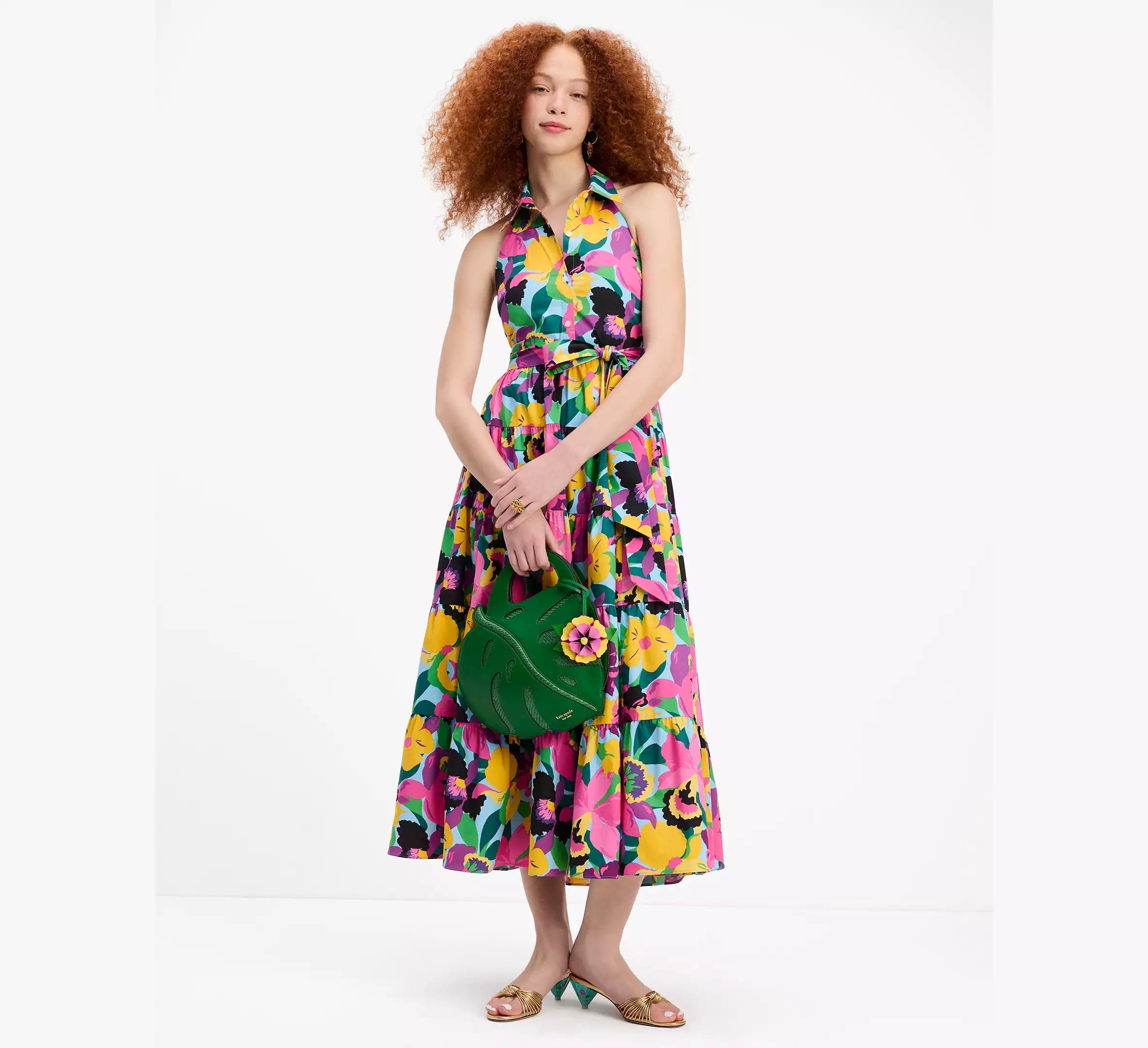 Orchid Bloom Halter Dress Product Image