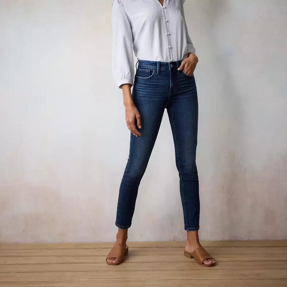 Womens LC Lauren Conrad High Rise 5-Pocket Skinny Jeans Product Image