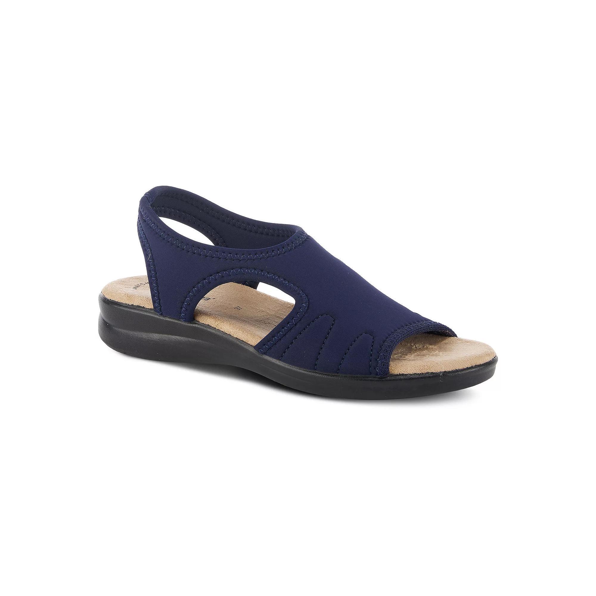 Flexus by Spring Step Nyaman Women's Slip-on Sandals, Size: 35, Black Product Image