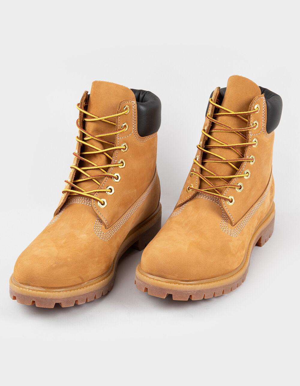 TIMBERLAND Premium Mens 6-Inch Waterproof Boots - BLACK Product Image