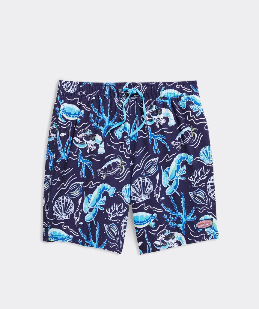 7 Inch Printed Chappy Swim Trunks Product Image