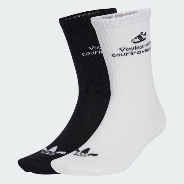 Wording Crew Socks 2 Pairs Product Image