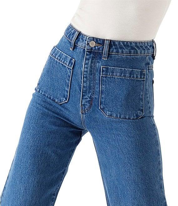 Rolla's Sailor Rigid Denim High Rise Wide Leg Jeans Product Image