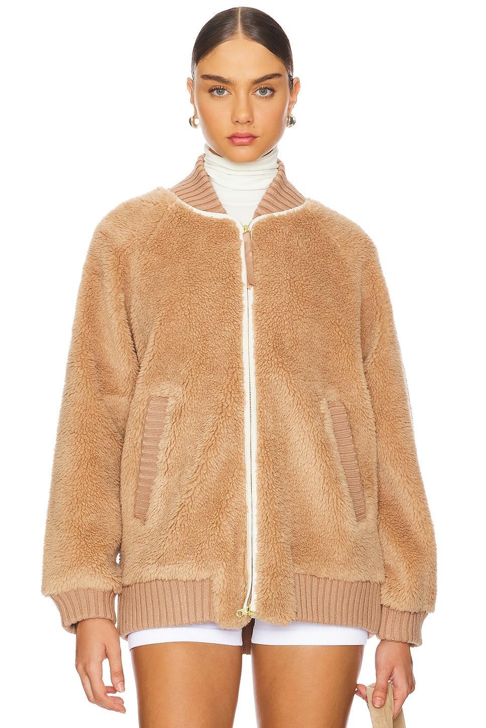 Ella Longline Sherpa Bomber Varley Product Image
