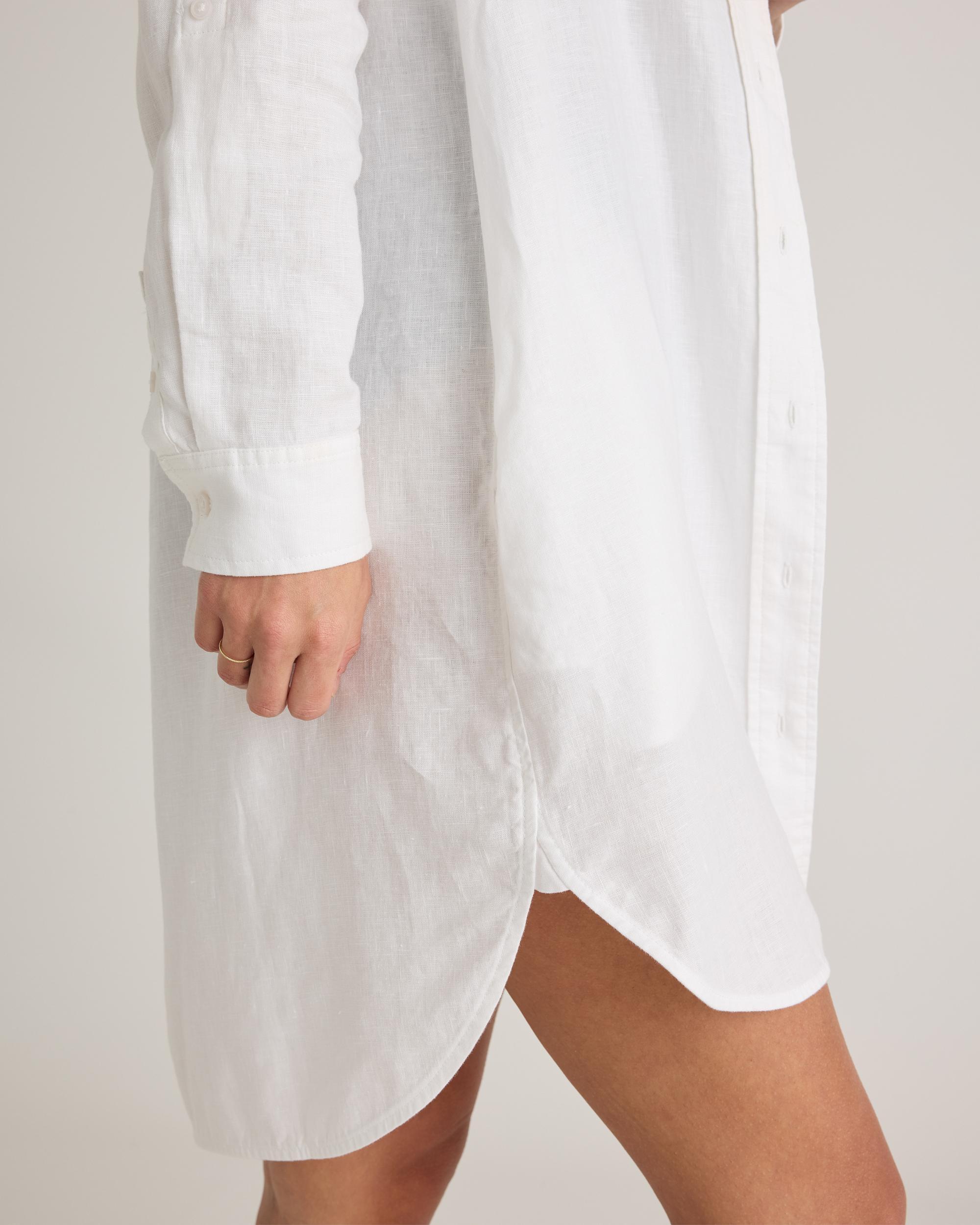 Quince | Women's 100% European Linen Shirt Dress Size XL, Organic Linen Product Image