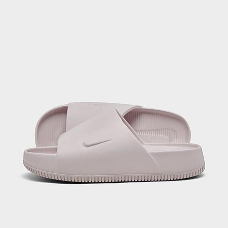 Nike Women's Calm Slide Sandals in Pink/Barely Rose Size 6 Product Image