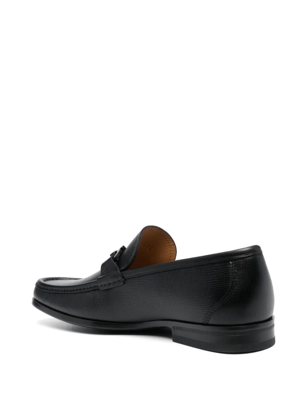 almond-toe leather loafers Product Image