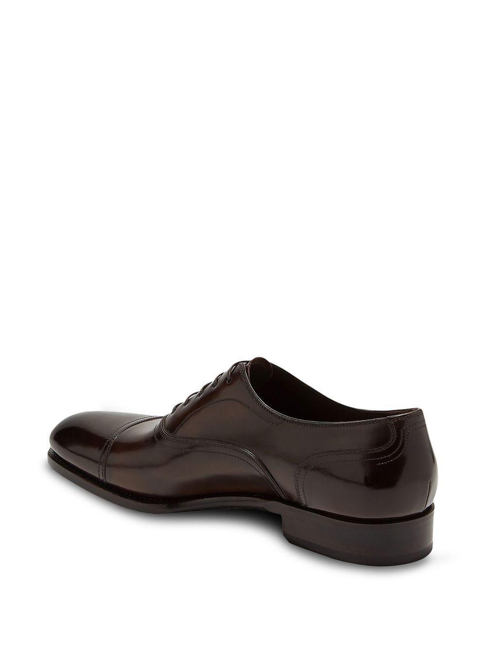 Gancini leather Oxford shoes Product Image