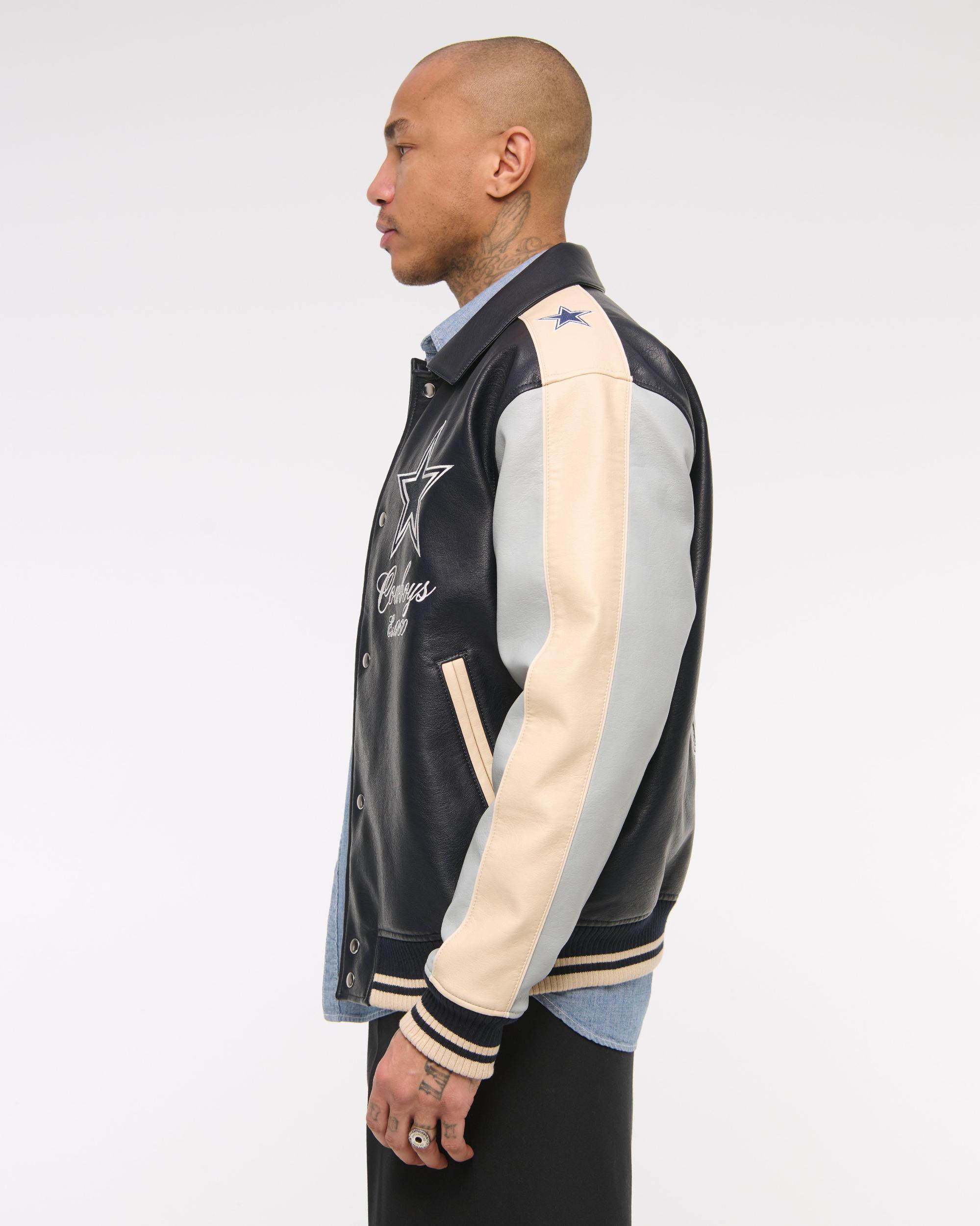 Detroit Lions Varsity Bomber Jacket Product Image