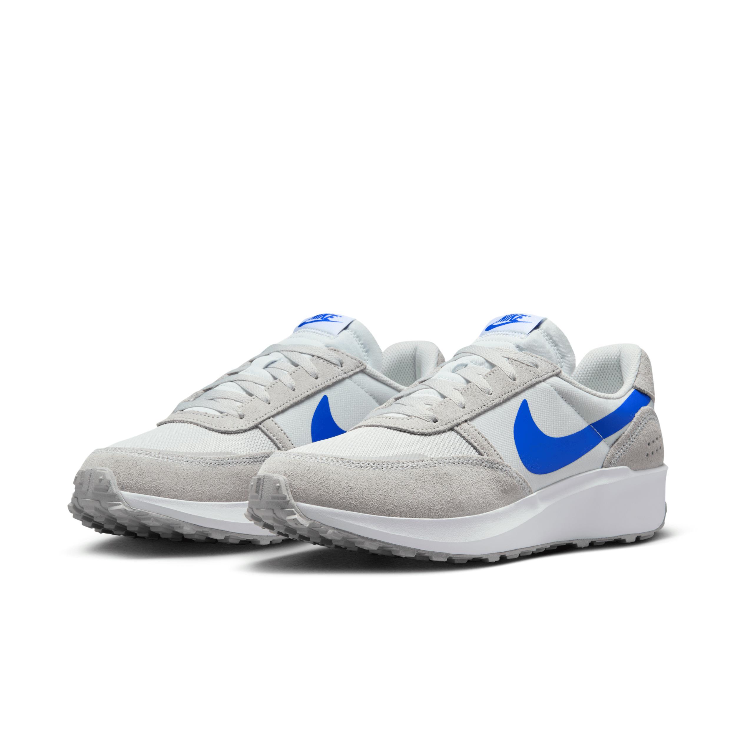 Nike Waffle Debut Men's Shoes, Size: 9, Silver Hyper Royal Product Image