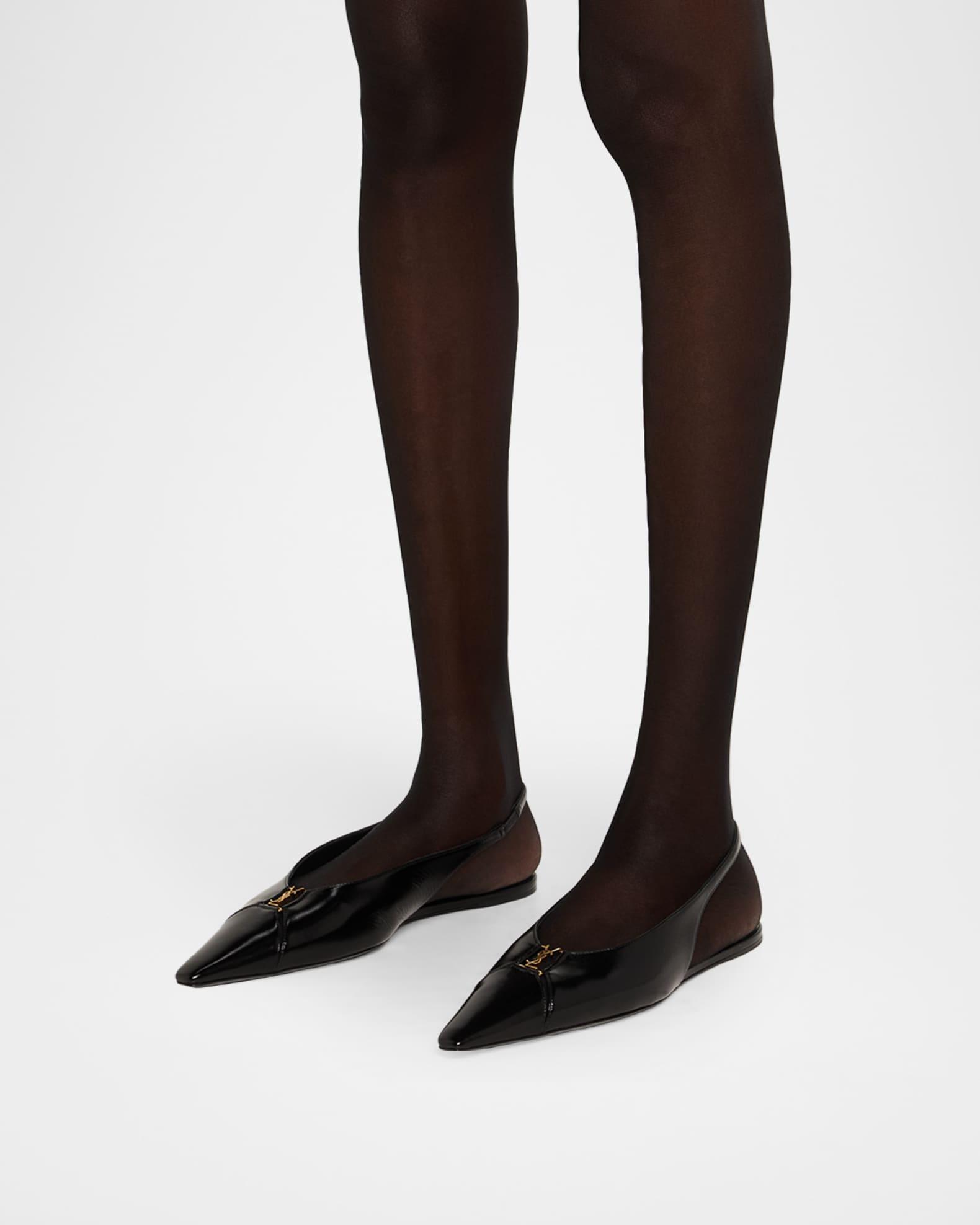 Babylone Leather YSL Slingback Ballerina Flats Product Image