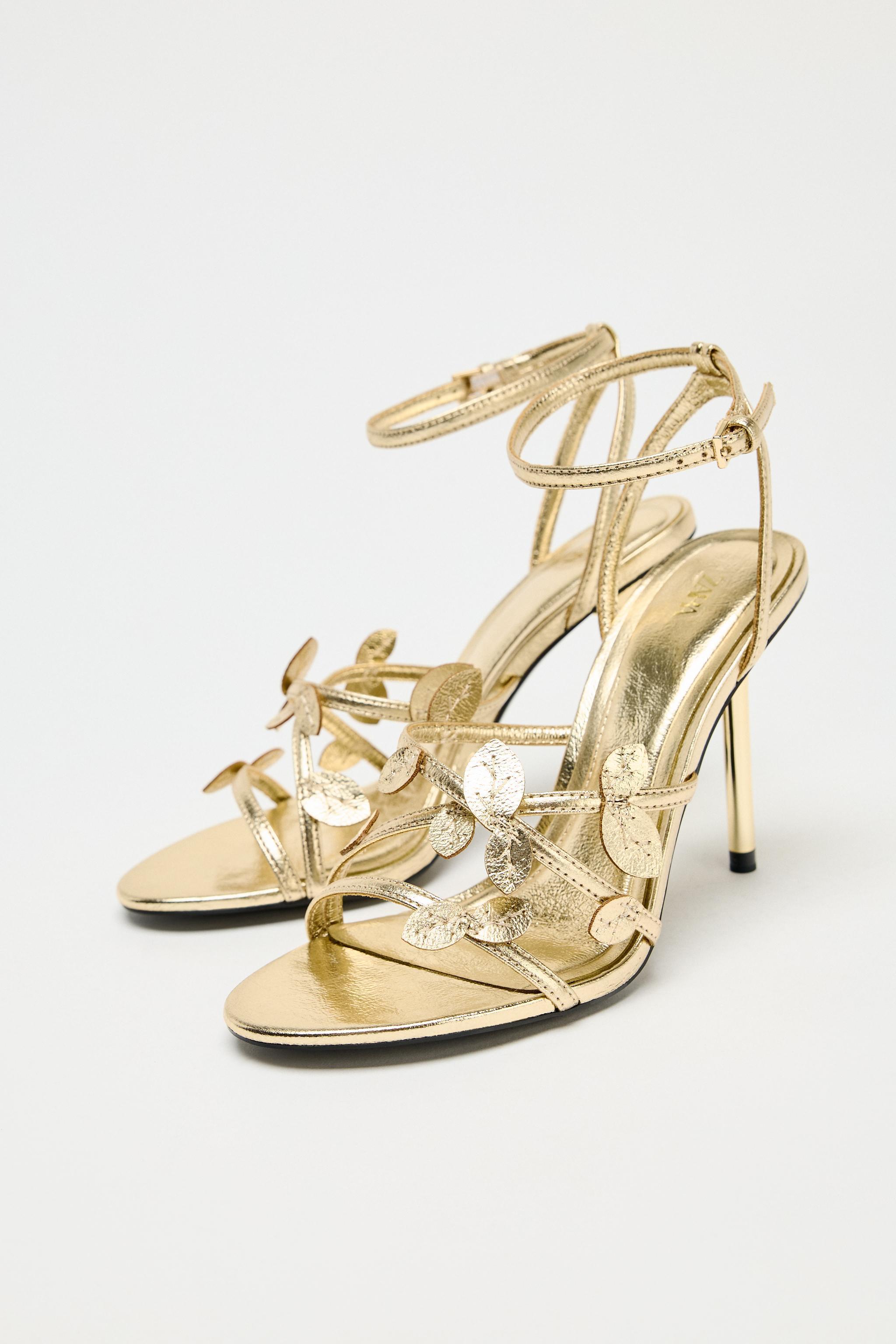 METALLIC EFFECT FANCY SANDALS Product Image