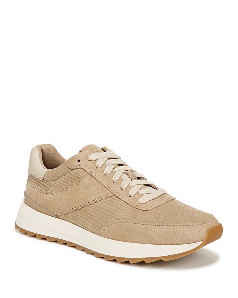 Vince Mens Edric Corduroy Suede Oxford Sneakers Product Image