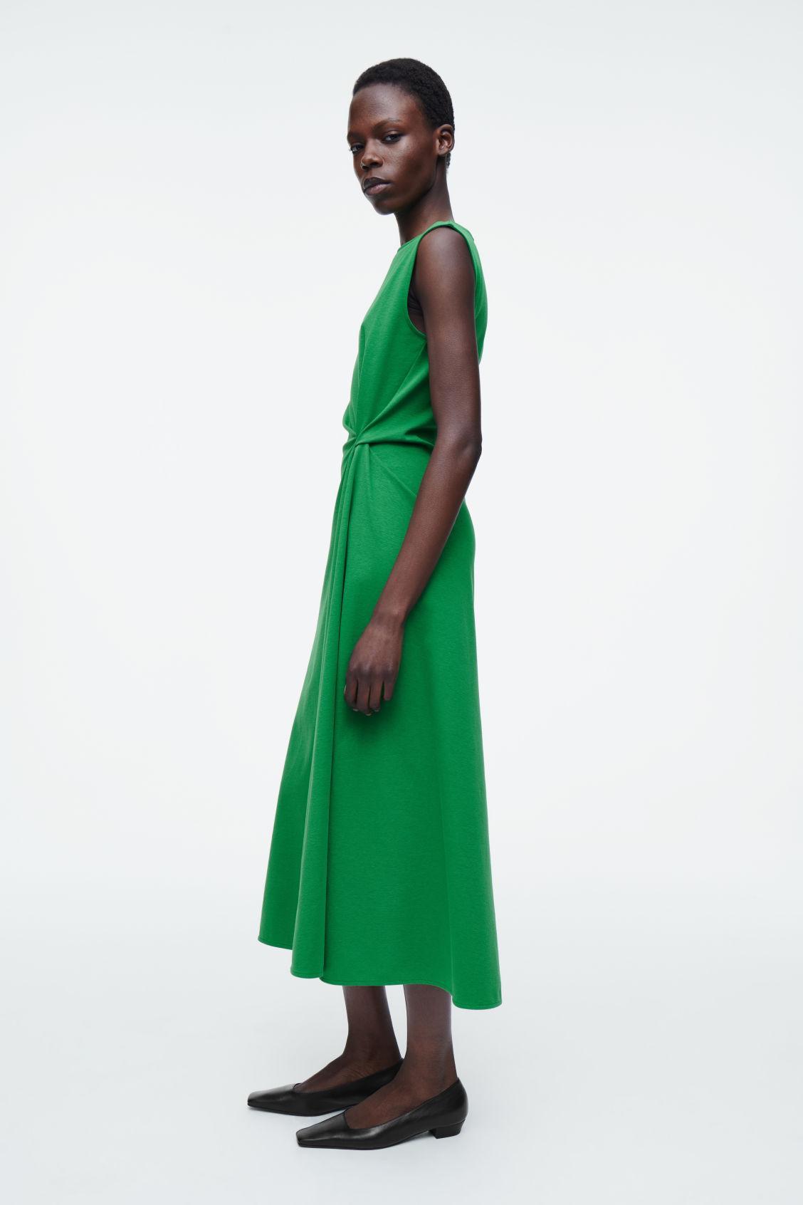 TWIST-DETAIL MIDI DRESS Product Image