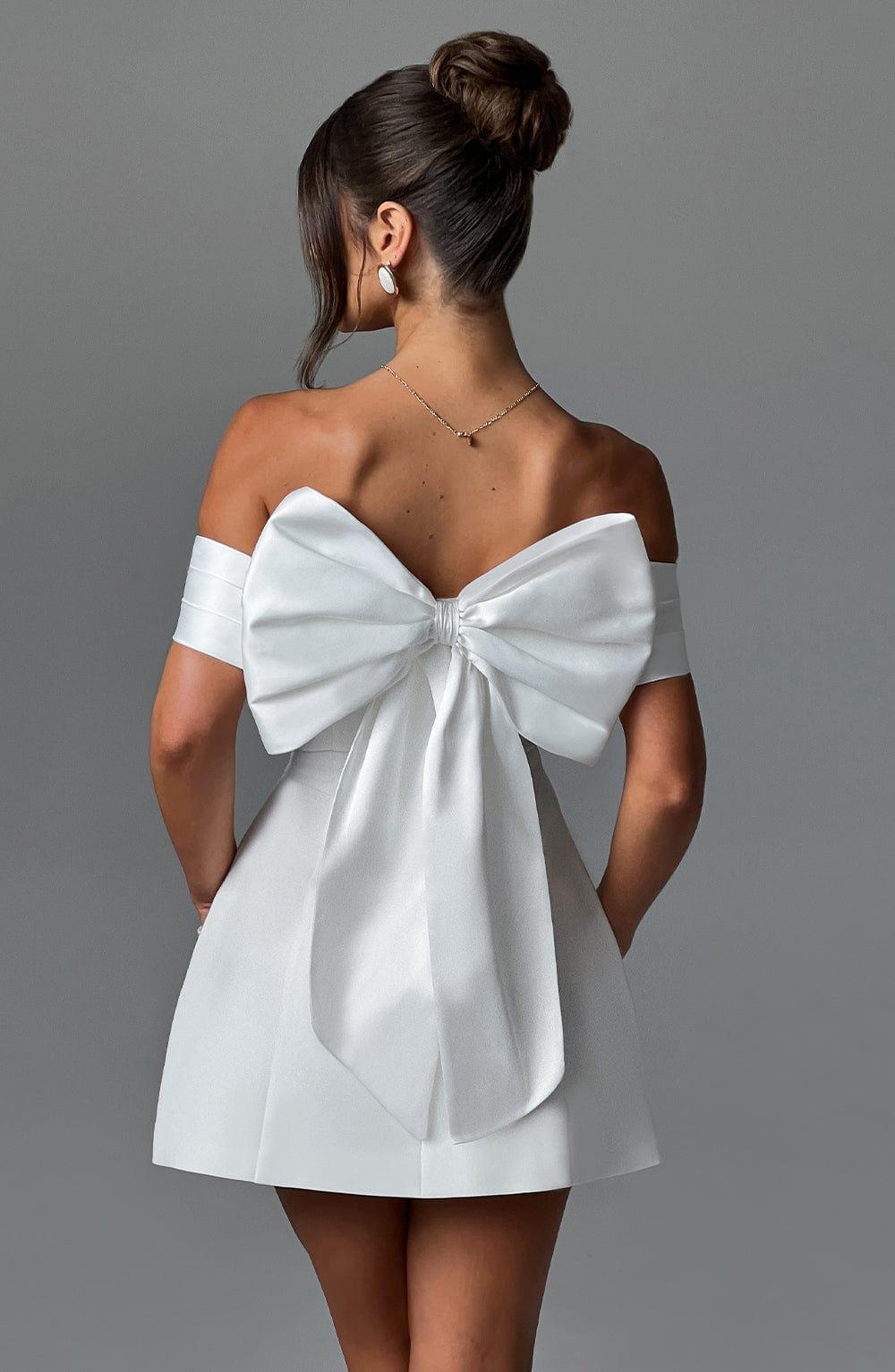 Delta Mini Dress - Ivory Product Image