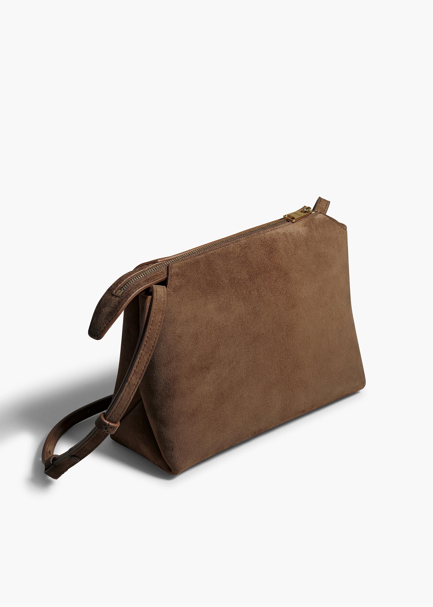 Lina Crossbody Bag in Cedar Suede Product Image