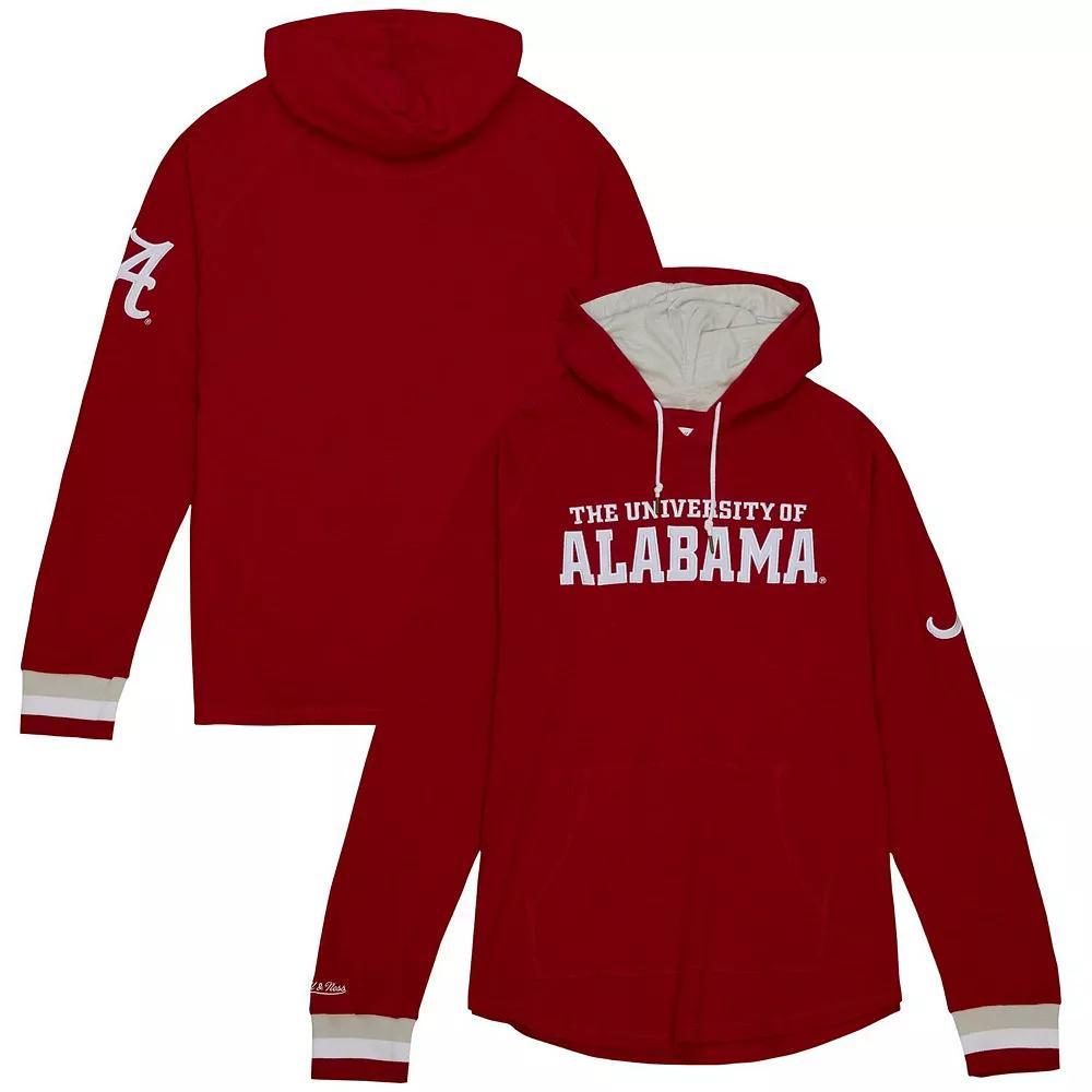 Men's Mitchell & Ness Crimson Alabama Crimson Tide Legendary Raglan Pullover Hoodie, Size: Large, Red Product Image