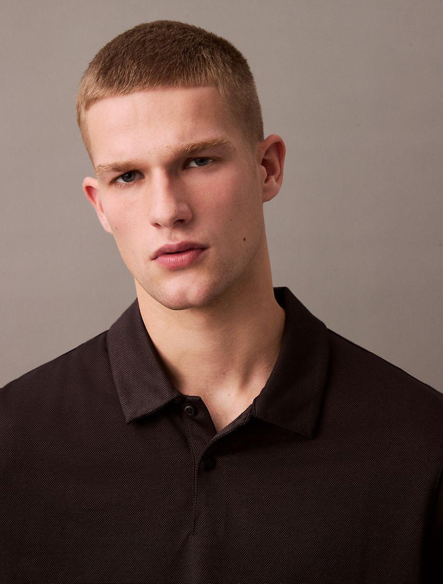 Calvin Klein Men's Performance Classic Polo Shirt - Black - XS Product Image