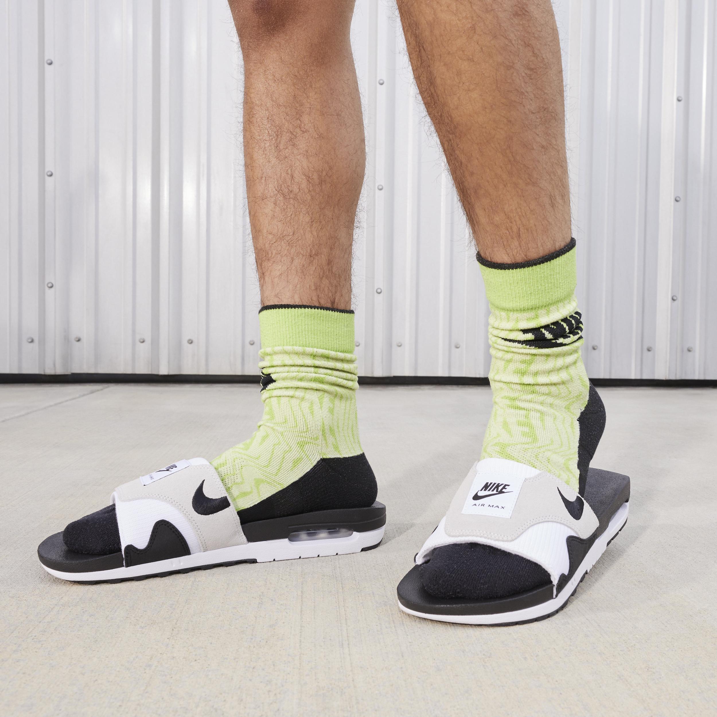 Nike Mens Air Max 1 Slide - Shoes Neutral Grey/White/Black Product Image