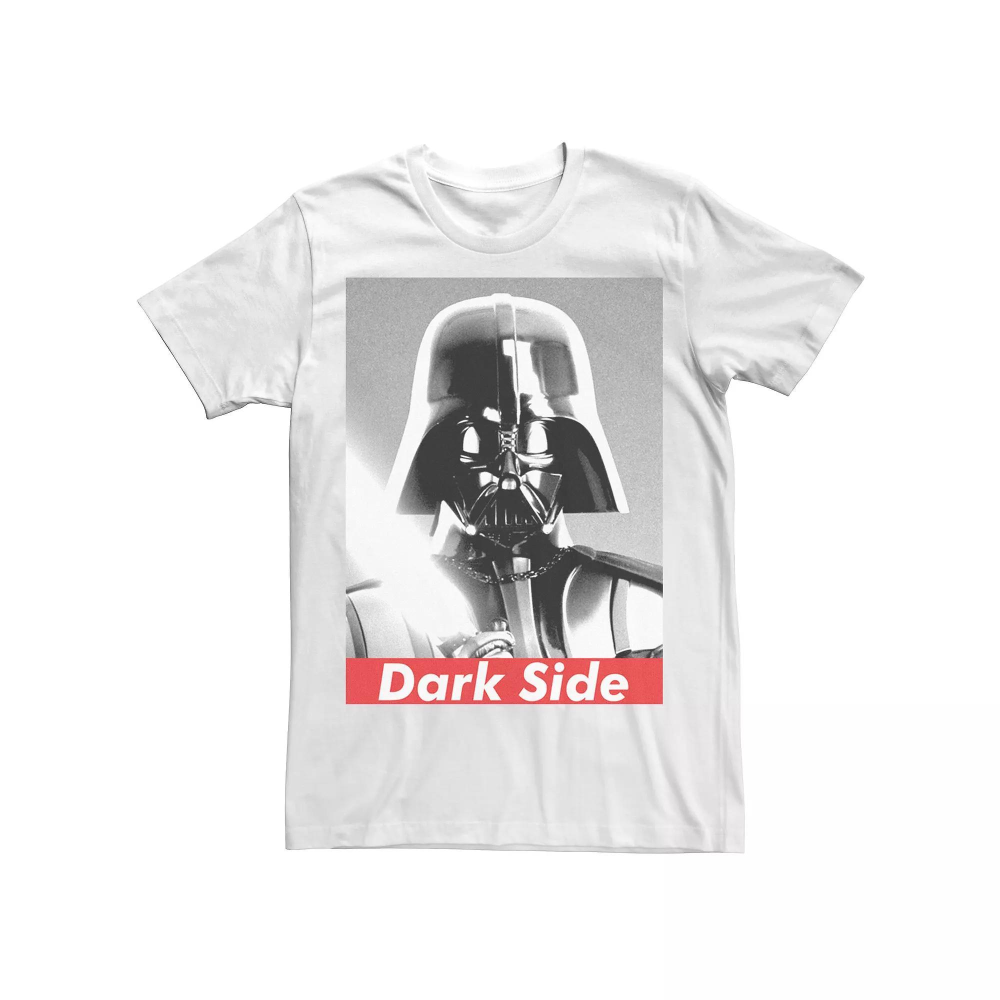 Men's Star Wars Darth Vader Side With The Dark Side Tee, Size: XXL, White Product Image