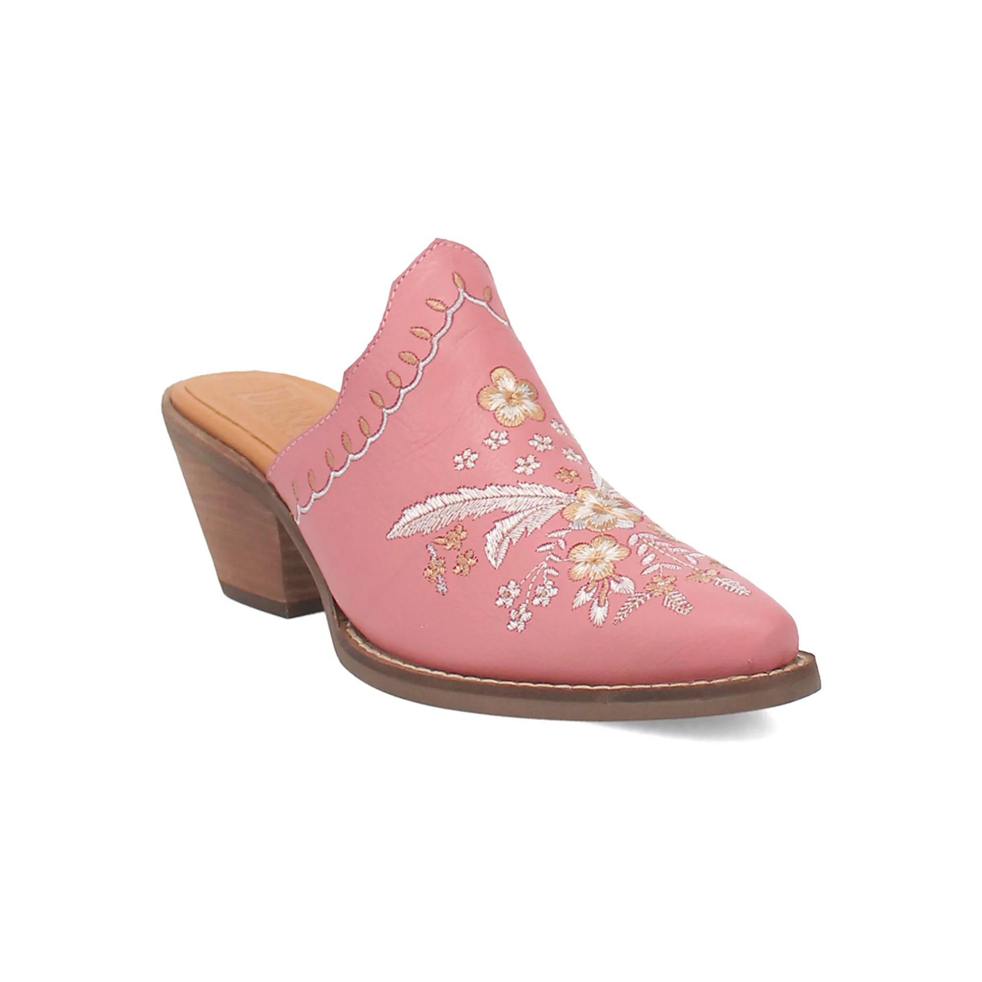 Dingo Wildflower Womens Leather Mules Product Image