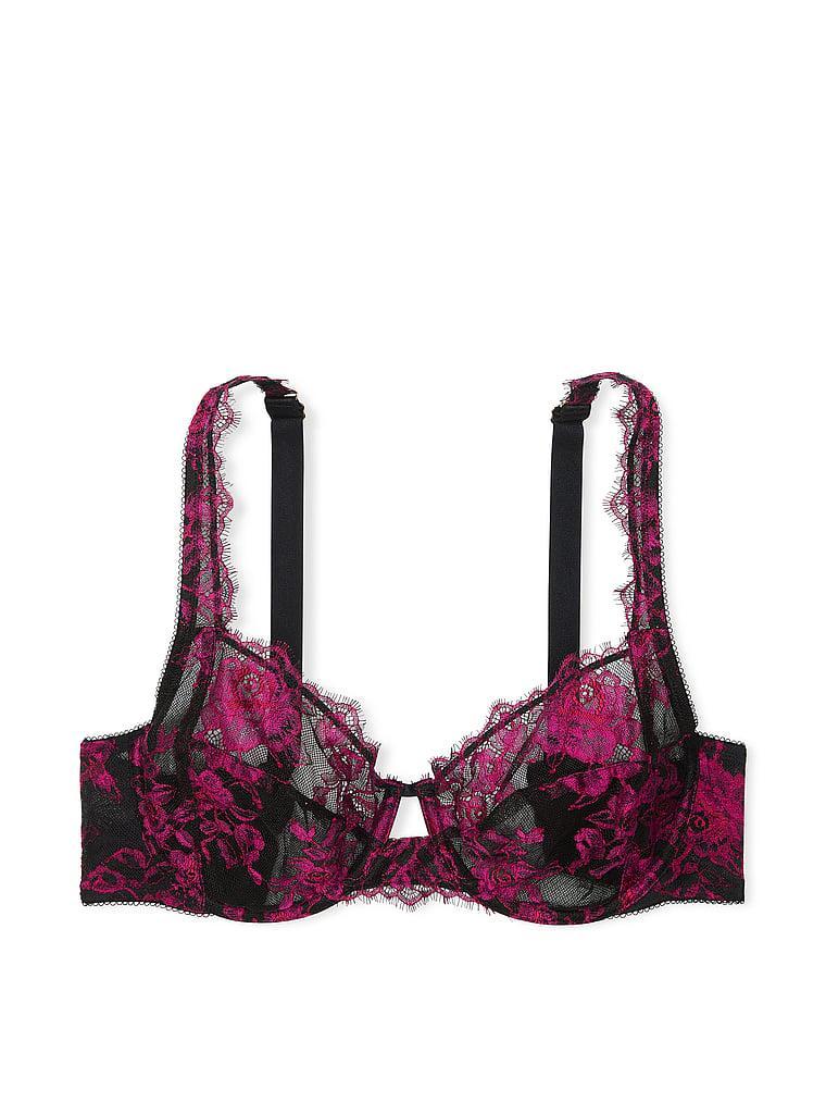 The Fabulous by Victoria's Secret Unlined Rose Lace Full-Cup Bra Product Image