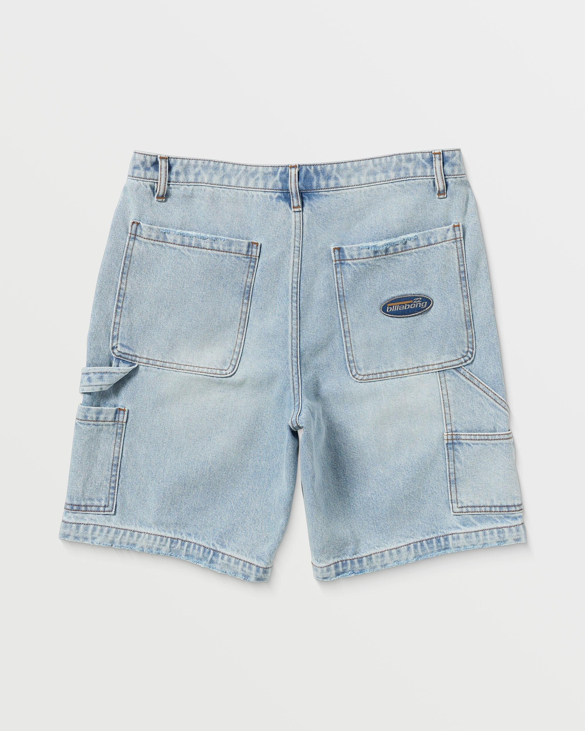 Bad Dog 21" Shorts - Bleached Aqua Male Product Image