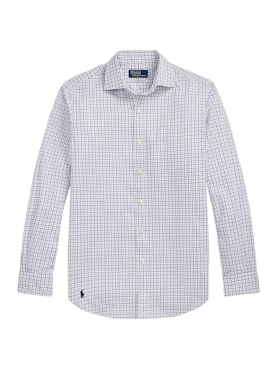 Mens Classic Fit Poplin Button-Front Shirt Product Image