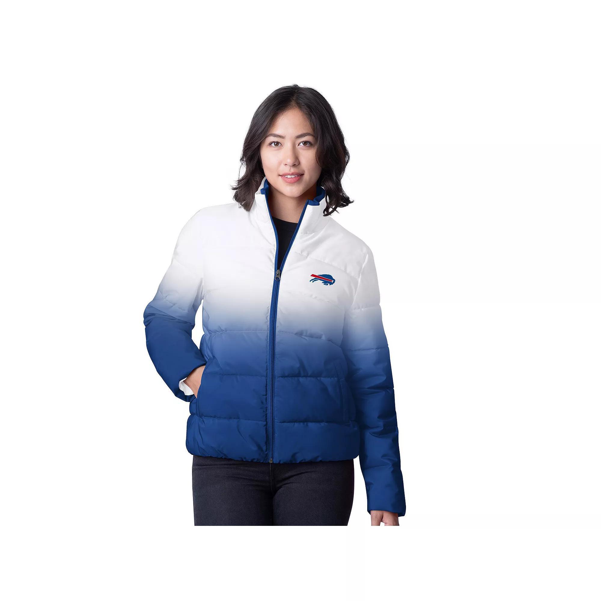 Women's G-III 4Her by Carl Banks  Black Cincinnati Bengals Overtime Ombre Full-Zip Puffer Jacket, Size: Medium Product Image