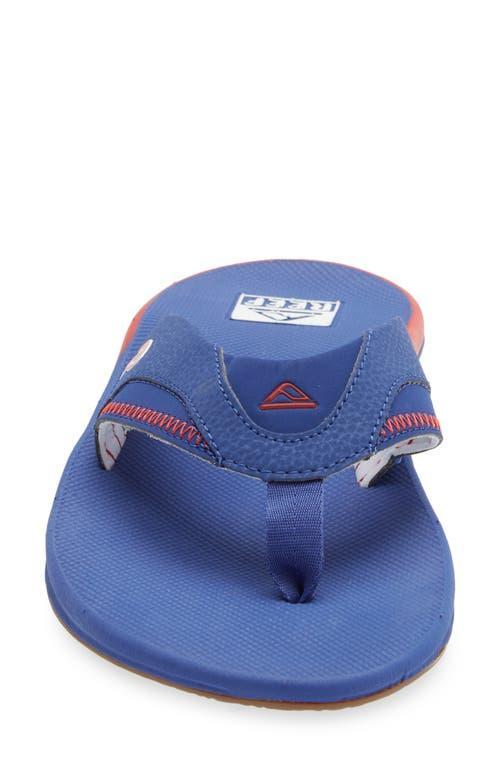 Mens REEF Philadelphia Phillies Fanning Bottle Opener Sandals Product Image
