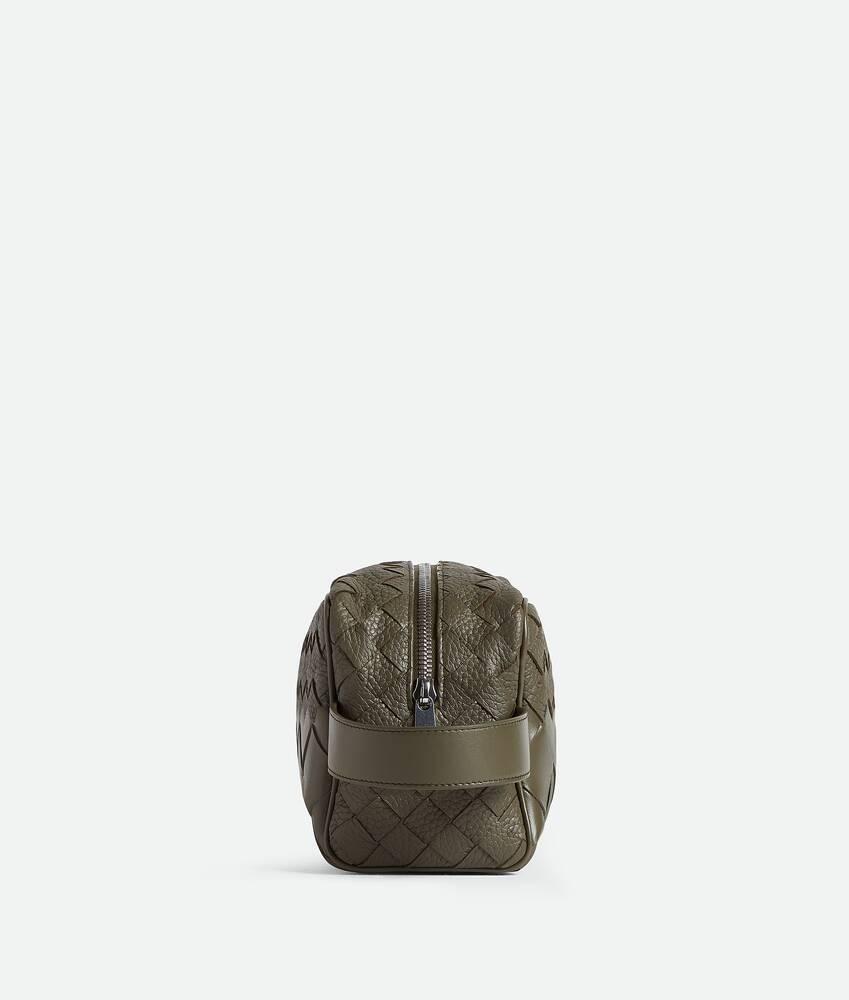Men's Intrecciato Travel Pouch in Cypress Product Image