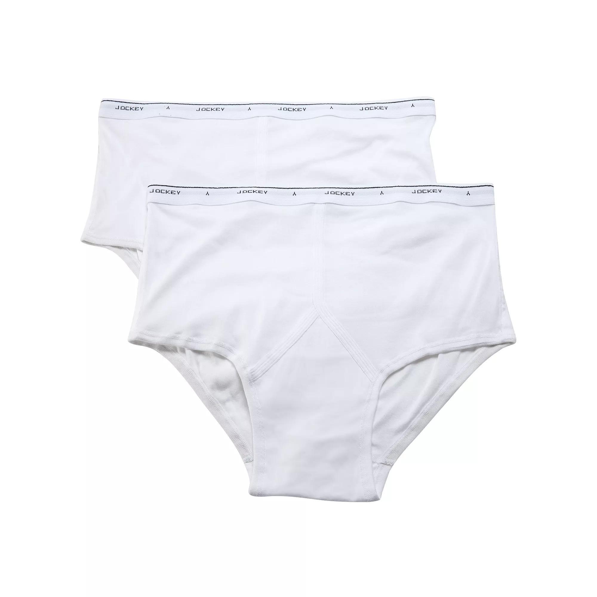 Big & Tall Jockey 2-pack Classic Full-Rise Briefs, Mens Product Image