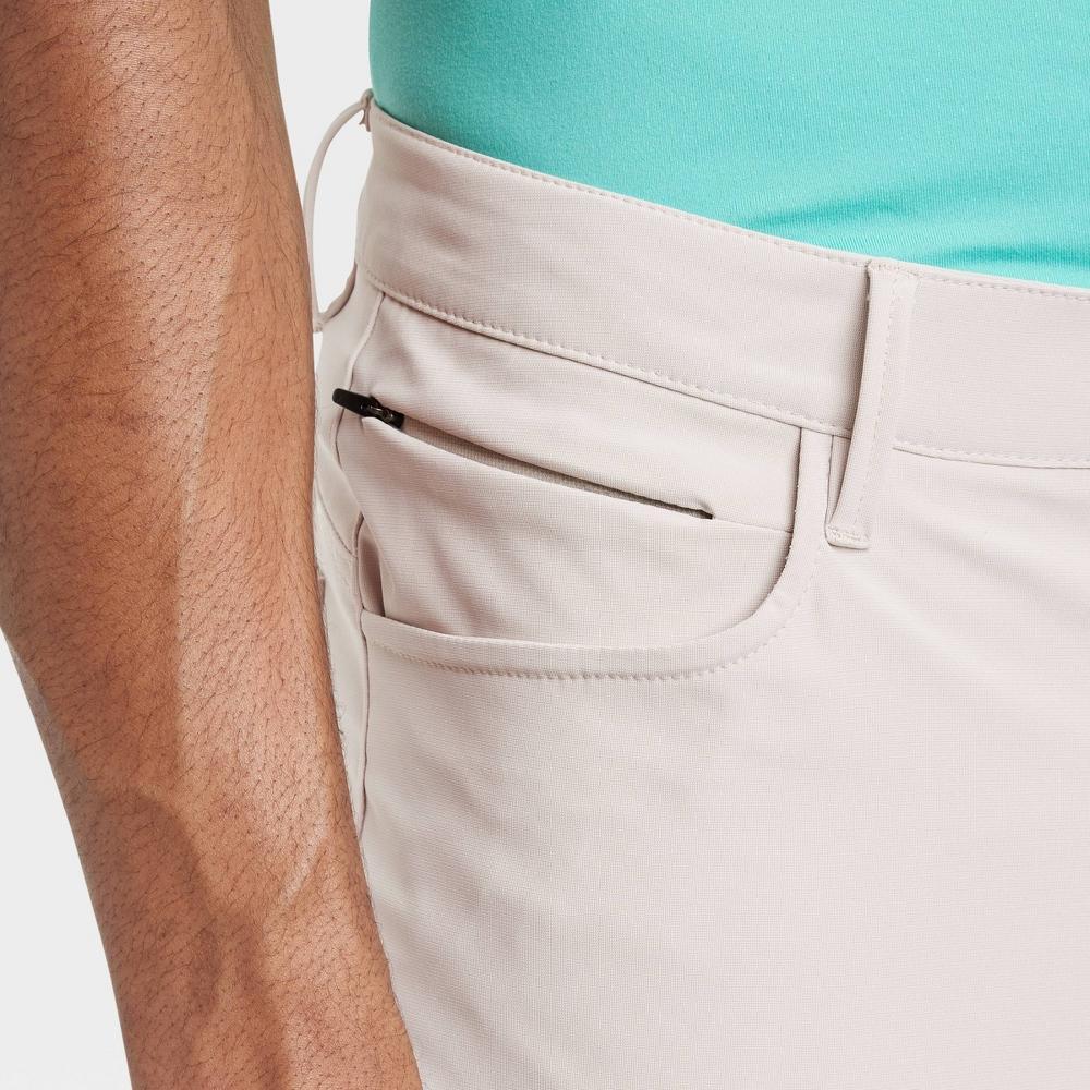 Mens Golf Pants - All In Motion Stone 34x30 Product Image