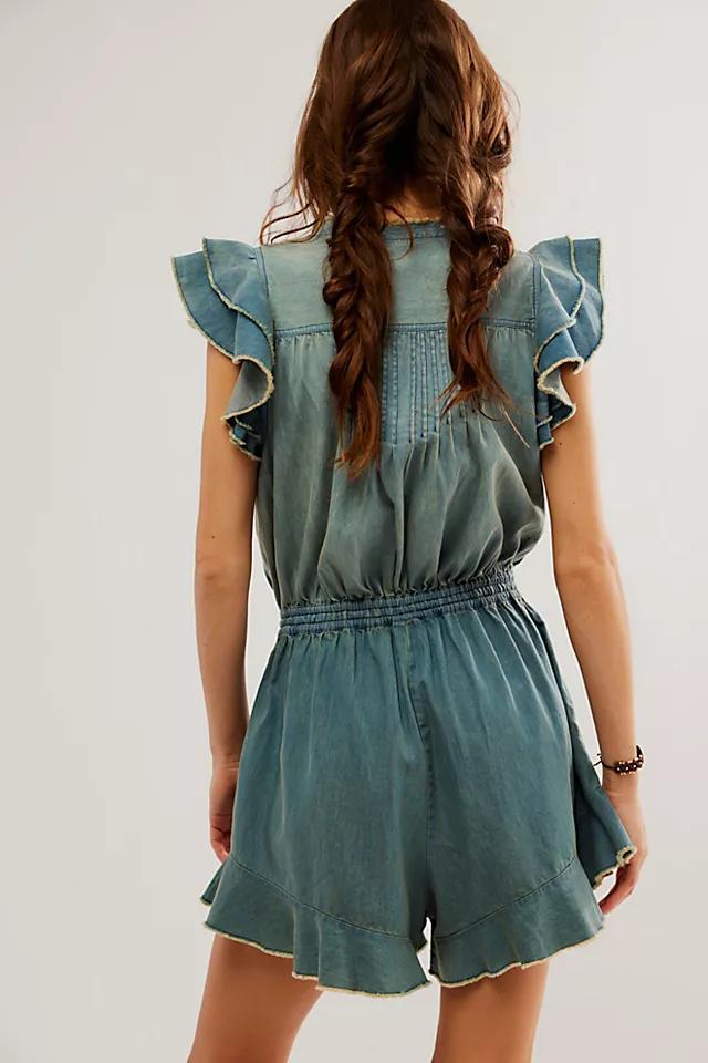 FP One Naya Chambray Romper Product Image